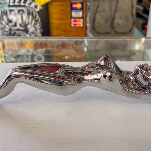 Chrome Nude Lady Grab Handle | 2 Wheelers MC