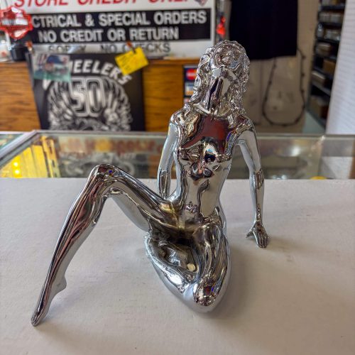 Chrome Lady Hood Ornament | 2 Wheelers MC