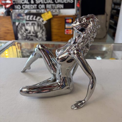 Chrome Lady Hood Ornament | 2 Wheelers MC