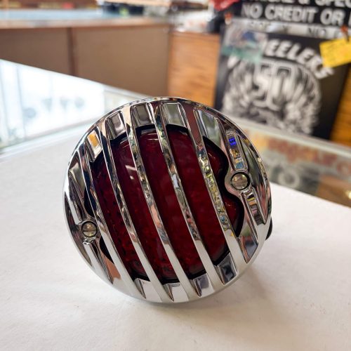 Chrome LED Tail Brake Light | 2 Wheelers MC